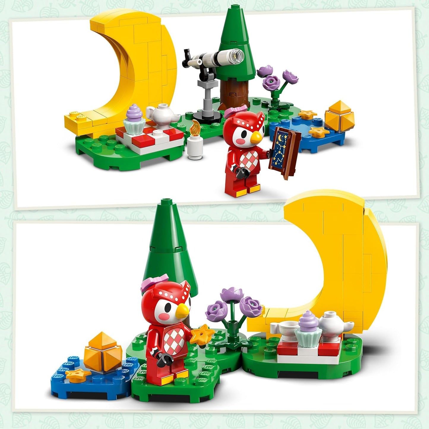 LEGO Animal Crossing Stargazing com Celeste, conjunto de brinquedos de astronomia criativa para meninas e meninos de 6 anos ou mais, com minifigura de personagem e telescópio, ideia de presente de aniversário