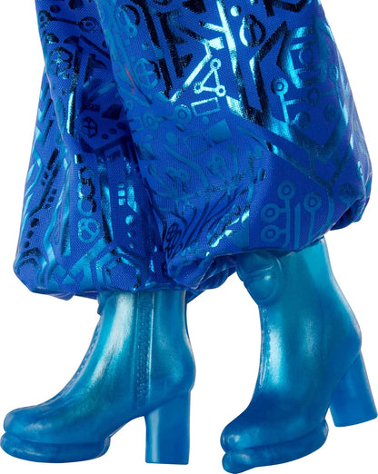 Mattel Boneca Fashion Addison Wells Disney Zombies 4: Dawn of the Vampires, com Roupa Removível e 6 Acessórios, Inspirada no Filme, JFG32