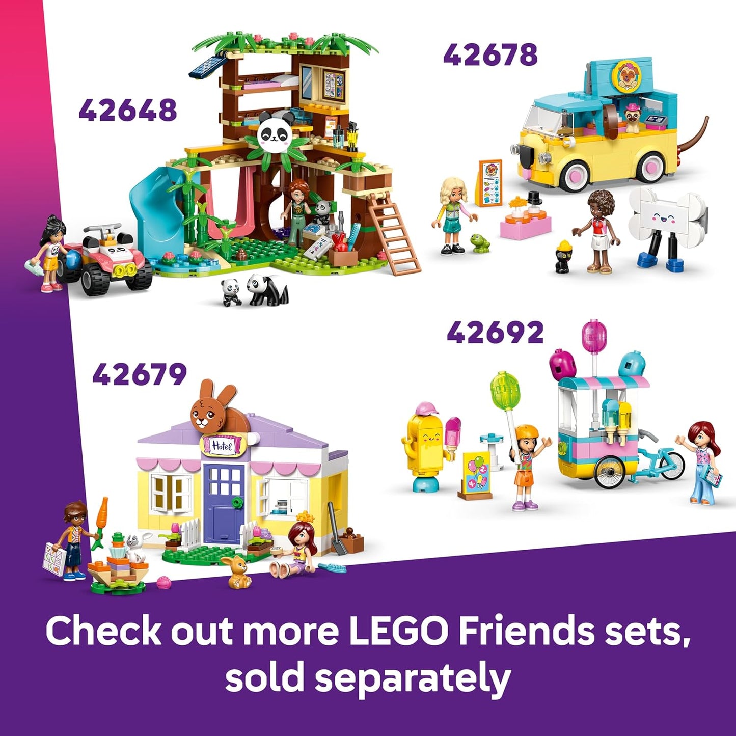 LEGO Friends Barco de Aventura do Axolote - Inclui 2 mini bonecas, 2 figuras de animais fofos, plantas, flores e acessórios - Presente de aniversário para meninas a partir de 5 anos - 42681