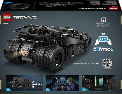 LEGO Technic Batmóvel Tumbler – Carrinho de Controle Remoto – Kit de Modelo do Batman com Direção e Luzes Funcionais – Presente de Aniversário para Meninos a Partir de 12 Anos e Fãs Adolescentes da DC – 42239