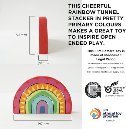 Le Toy Van Brinquedo túnel arco-íris PL107