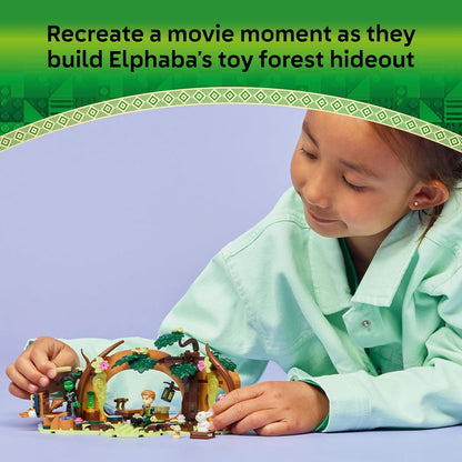 LEGO Refúgio da Elphaba Malvada - Brinquedo de Construção na Floresta com 2 Mini Bonecas e 2 Figuras de Animais, além de Acessórios - Presente para Meninas a partir de 7 Anos e Fãs do Filme - 75687