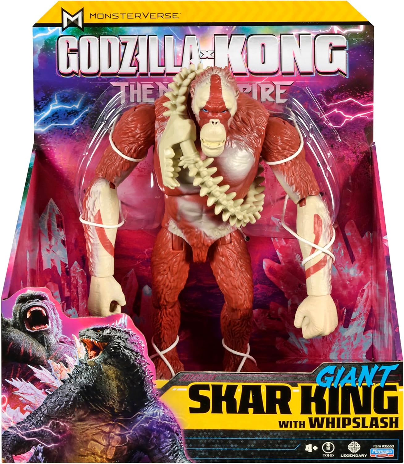 Godzilla x Kong: The New Empire, brinquedo de boneco de ação gigante S