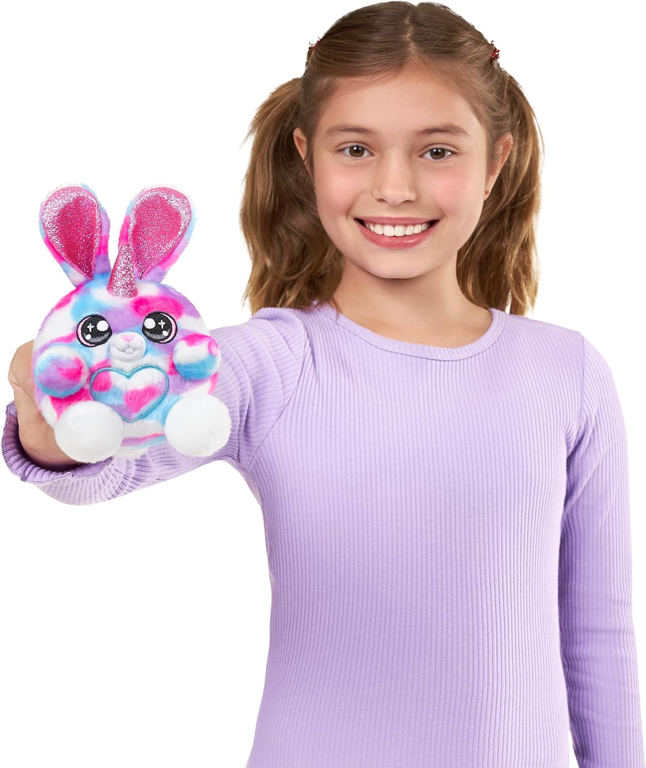 Rainbocorns Bunnycorn Surprise Series 2, 2 pacotes, 4 surpresas internas, bichinhos de pelúcia colecionáveis, (2 pacotes)