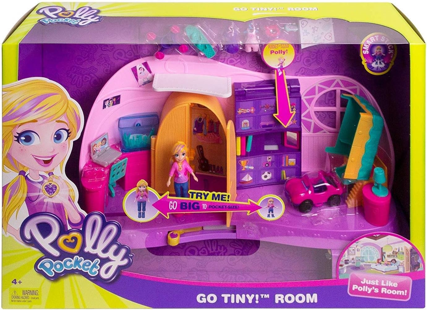 Polly Pocket FRY98 Conjunto de brinquedos Go Tiny da Polly