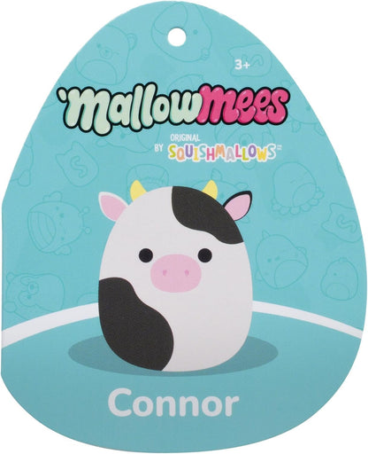 Squishmallows Kit com 3 Originais MallowMees de 3,5 polegadas (Silvia, Connor, Archie) | Design macio com efeito de retorno lento ao apertar – Produto oficial Jazwares