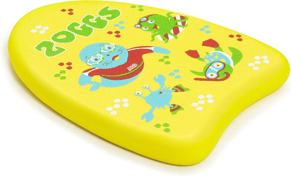 Zoggs Children's Zoggy Mini Easy Learn to Swim Float Kickboard - Amarelo, 3-12 anos, 27,5 x 22 x 2,8 cm