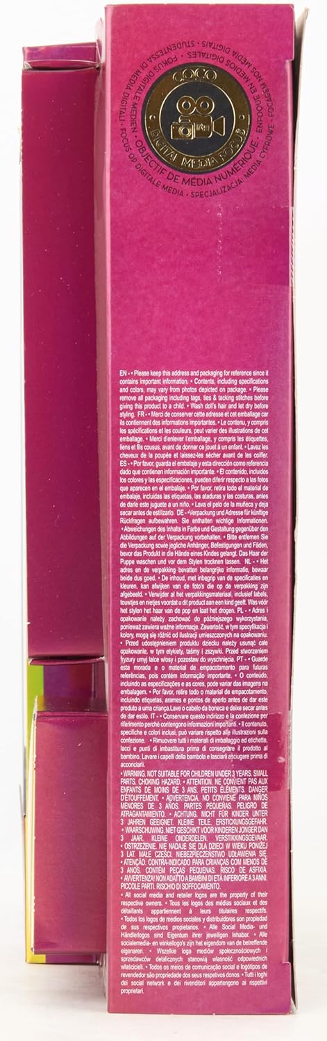 Rainbow High 578321 Coco Vanderbalt, Boneca Fashion com 2 Conjuntos de Roupas de Grife Combináveis e Acessórios, Azul Cobalto, Para Crianças de 6 a 12 Anos e Colecionadores