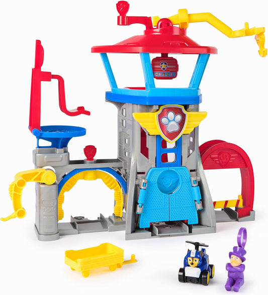 Paw Patrol: Conjunto de Brinquedo Aeroporto Air Rescue, Pup Squad Adventure Bay, com Lançador de Carrinhos de Brinquedo Chase, Brinquedo Infantil para Meninos e Meninas a partir de 3 Anos