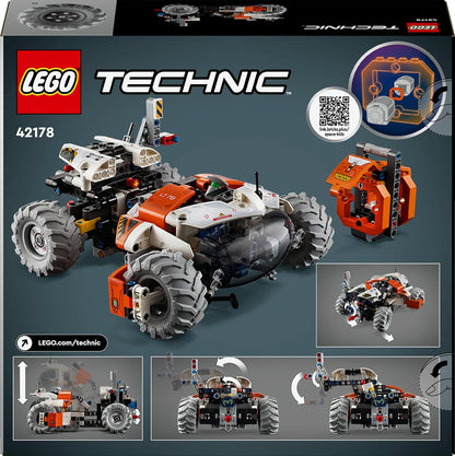 LEGO Conjunto de brinquedos Technic Surface Space Loader LT78 para crianças, meninos e meninas com mais de 8 anos, conjunto de construção de veículos com guindaste para brincadeiras de exploração independente, ideia de presente de aniversário 42178