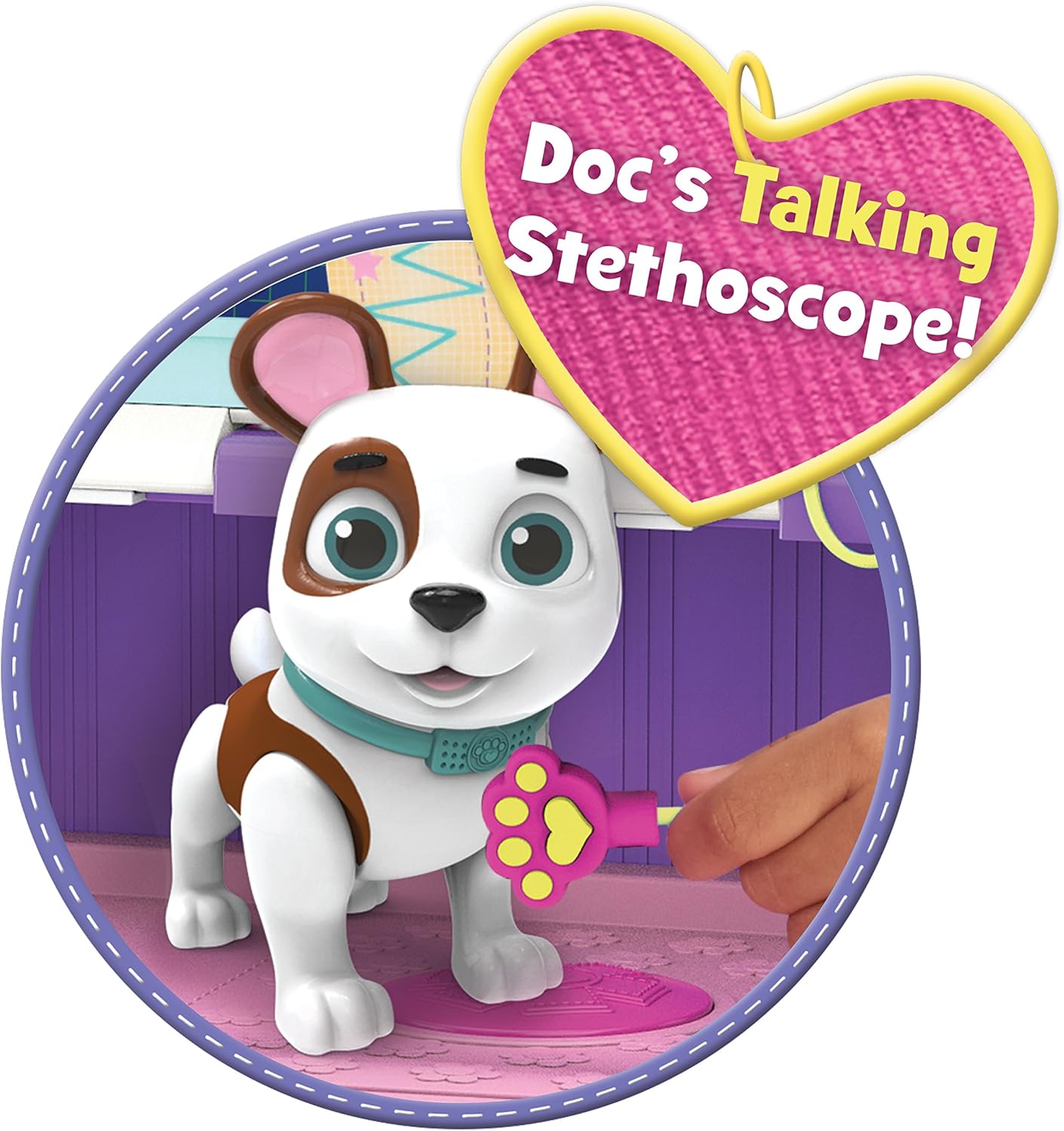 Doc McStuffins 92446 Móvil de rescate para mascotas todo en uno para bebé, multicolor