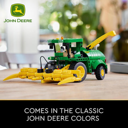 LEGO Colheitadeira de forragem Technic John Deere 9700, brinquedo de trator para crianças, conjunto de fazenda, kit de construção de modelo de veículo com funções realistas para brincadeiras imaginativas, presente para meninos