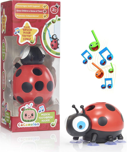 WOW! STUFF CoComelon Toys - Suporte Musical para Escova de Dentes | Brinquedo de Aprendizagem Pré-Escolar com "A Música para Escovar os Dentes" | Para Crianças, Meninas e Meninos | Idades 2, 3, 4 e 5