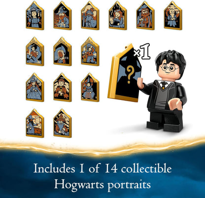 LEGO Harry Potter Hogwarts Castle Owlery, juguete de construcción para niños, niñas y niños a partir de 8 años, juego de rol que incluye 3 minifiguras de personajes, más 4 figuras de búhos, idea de regalo del Mundo Mágico 76430