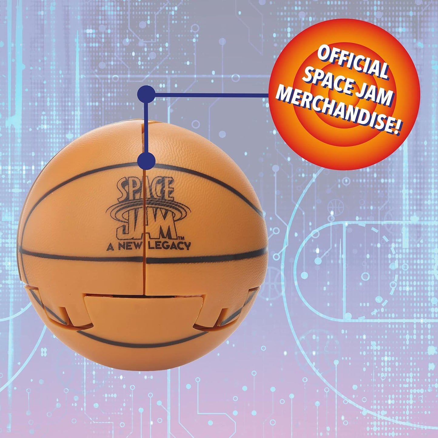 UAU! COISAS Space Jam: Um Novo Legado Drop 'n Pop Pernalonga | Brinquedo de Basquete com Pelúcia Pop-up | Colecionáveis Oficiais do Filme, Brinquedos e Presentes para Meninos e Meninas, a partir de 5 anos