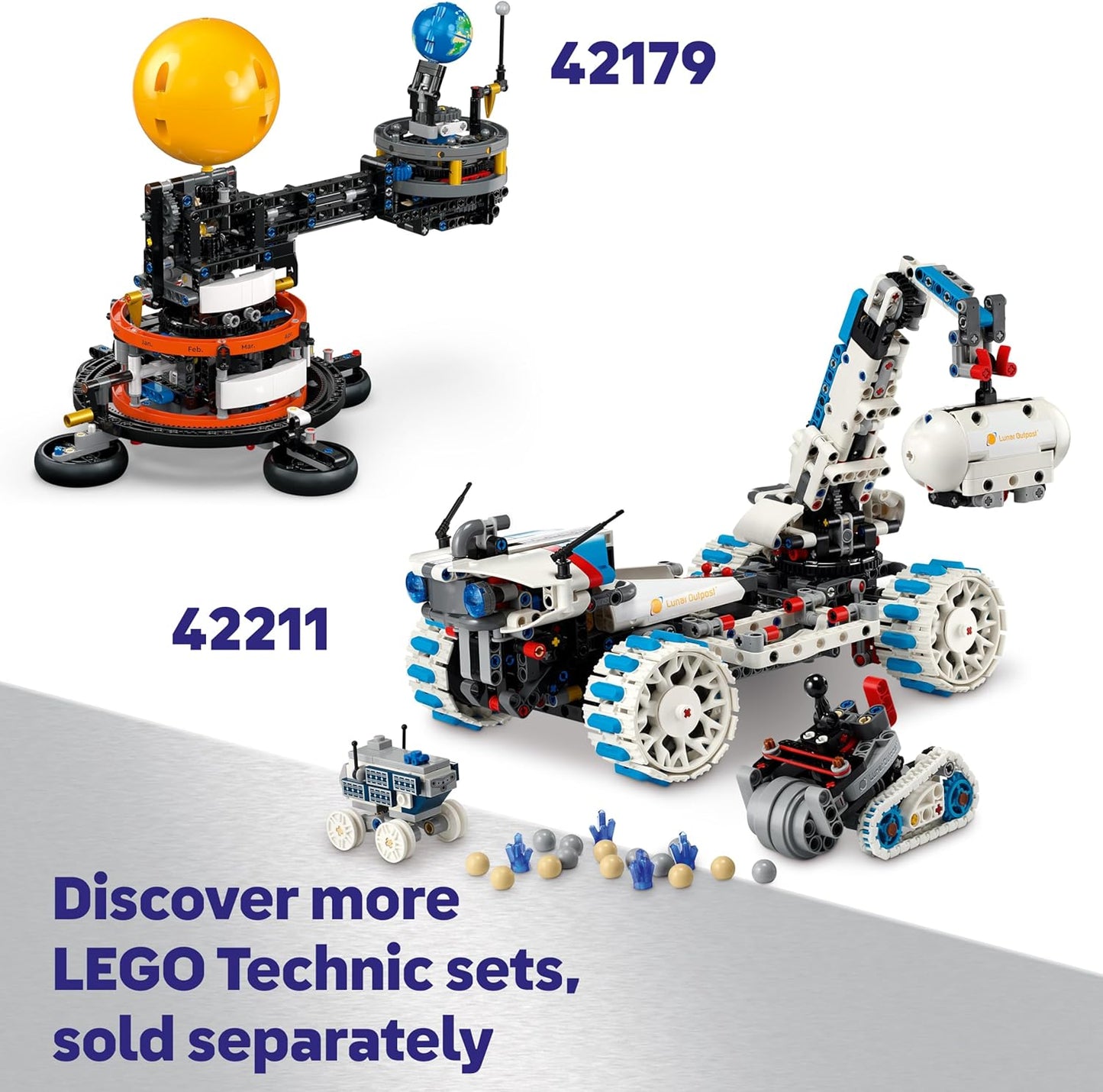 LEGO Technic NASA Artemis Sistema de Lançamento Espacial Foguete - Brinquedo STEM Interativo com 4 Astronautas e Função de Separação - Presente de Aniversário para Meninos e Meninas a partir de 9 Anos - 42221