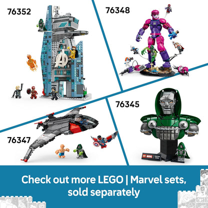 LEGO ǀ Marvel Figura H.E.R.B.I.E. do Quarteto Fantástico – Robô de Brinquedo Colecionável com Acessórios – Decoração para Quarto ou Mesa – Presente de Aniversário para Meninos a partir de 10 Anos e Fãs de Super-Heróis – 76339