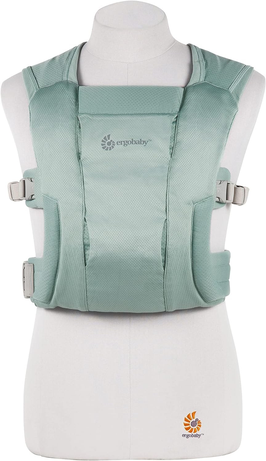 Ergobaby  Abrace o portador de bebê ergonômico da malha de ar macia para recém-nascidos desde o nascimento, portador dianteiro ergonômico de barriga de 2 posições, sábio