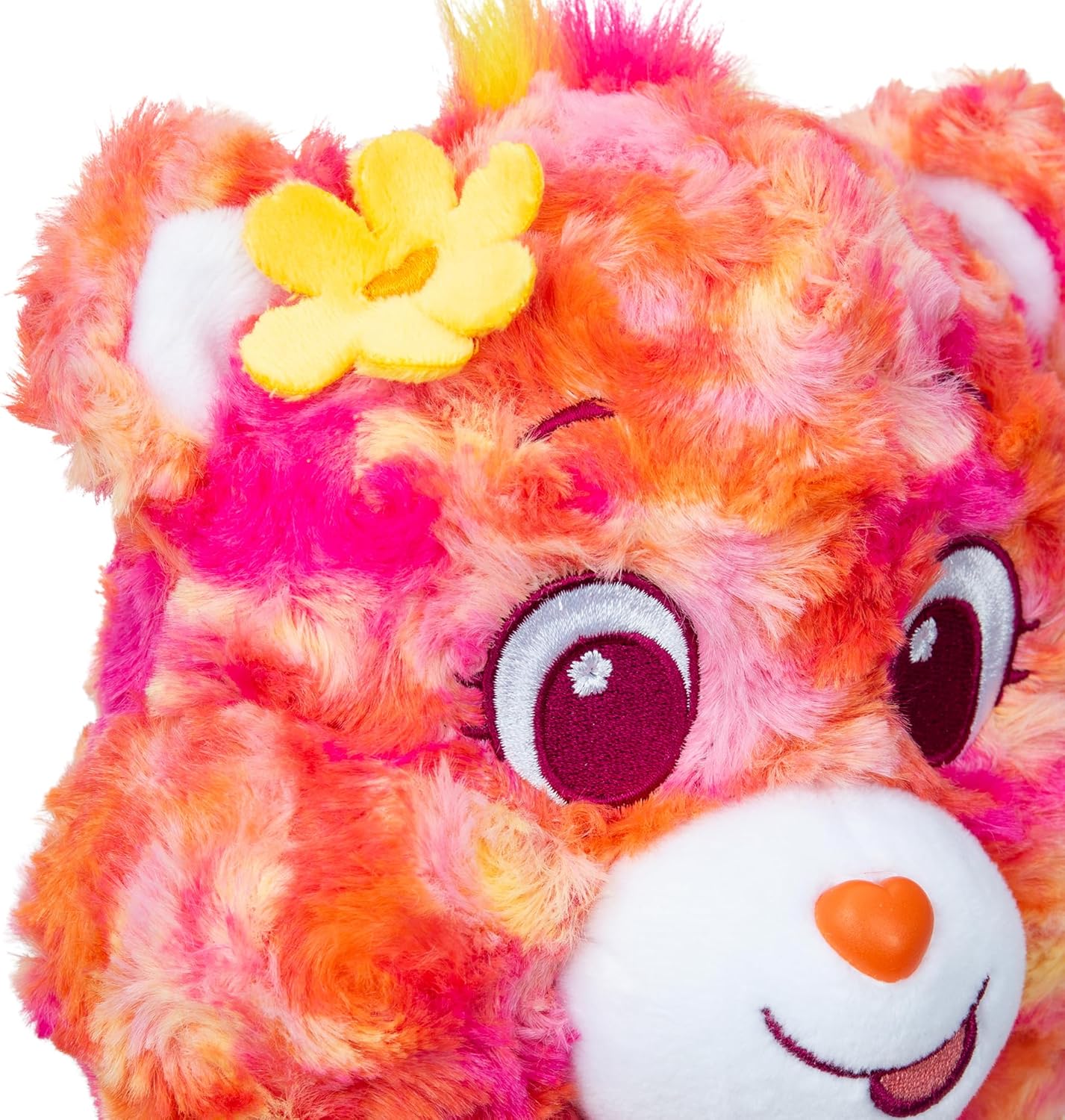 Care Bears , Flower Power Bear 35cm Medium Plush , Eco Friendly, Collectable Cuddly Toys for Children, Soft Toys for Girls Boys, Cute Teddies Suitable for Girls and Boys Ages 4+