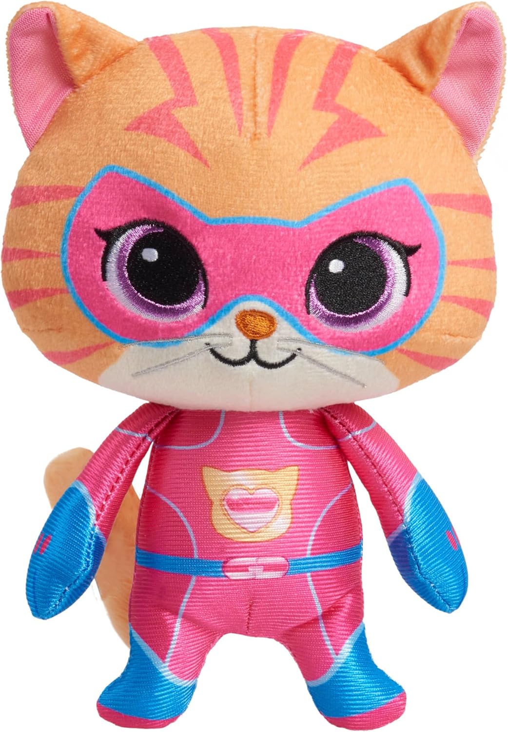 Just Play. Pelúcia pequena de 18 cm da Ginny, gatinha, da linha SuperKitties da Disney Junior, da Brinquedo infantil para crianças a partir de 2 anos.
