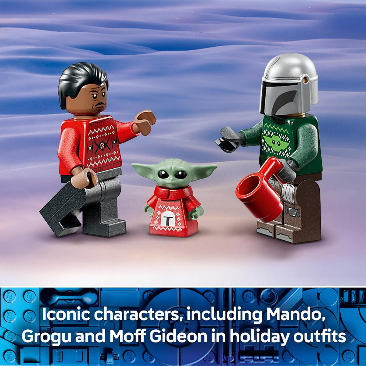 LEGO Calendário do Advento Star Wars 2026-75456 | Brinquedos para meninos a partir de 6 anos, 24 surpresas, figuras do droide IG-11 e de Grogu, 4 minifiguras, ideia de presente de Natal...