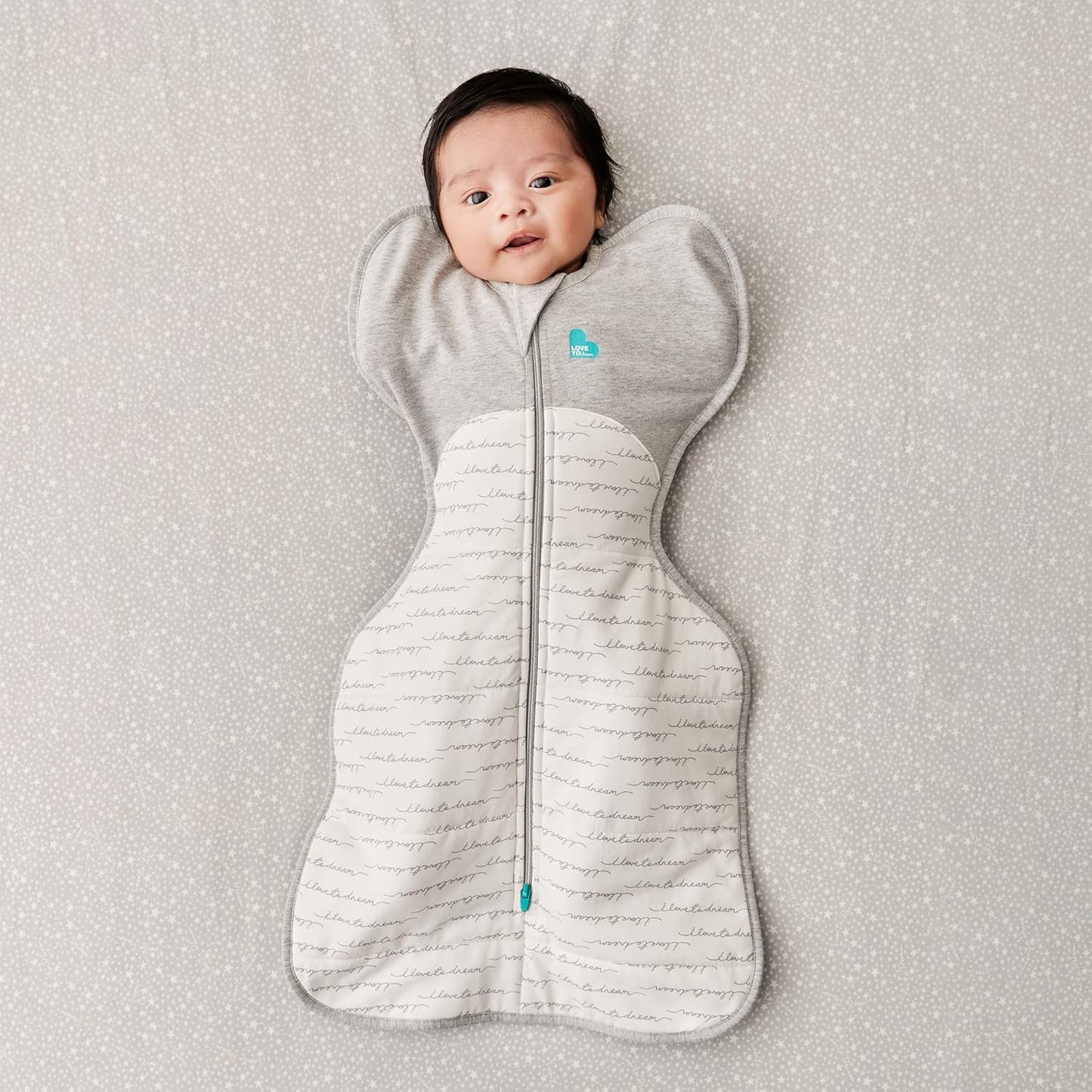 Love To Dream™ Swaddle UP™, Tamanho Pequeno (3,5-6 kg) - Branco | Ajuste perfeito, promove uma rotina de sono saudável | 2,5 Tog, ideal para inverno e outono (16-20 °C) | Algodão lavável à máquina com zíper duplo