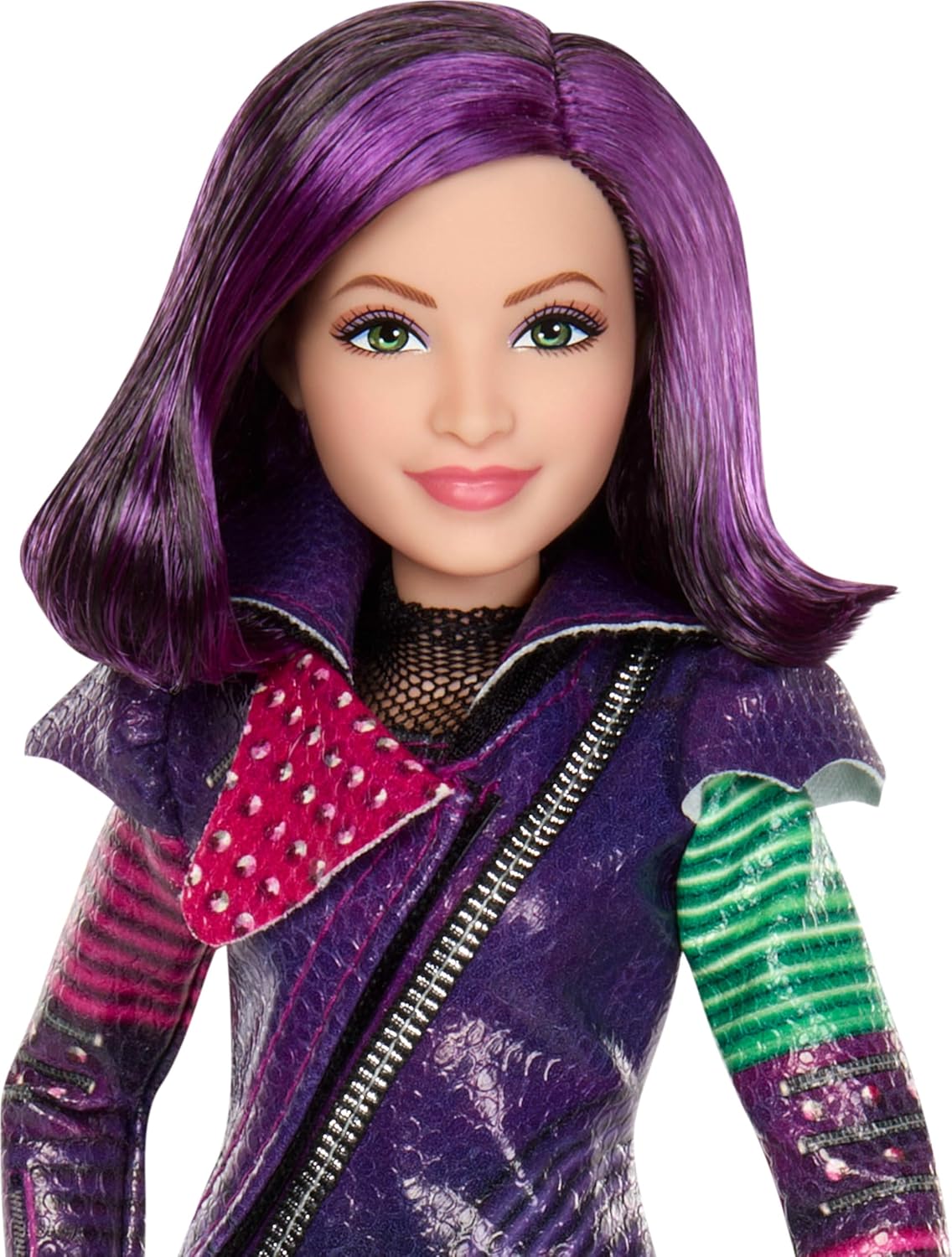 Mattel Boneca Descendentes – Mal da Ilha dos Perdidos (Edição de 10º Aniversário) com Roupa Removível, Acessório e Articulações Flexíveis, Inspirada nos Filmes, JFG74, 28 cm | Boneca com