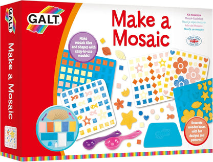 Galt, Make a Mosaic, Mosaic Kits For Children, Ages 5 Years Plus, Galt Fairy Sparkle Mosaics -Childrens Glitter Mosaic Set,Arts and Crafts Kit for Kids,Colourful Design