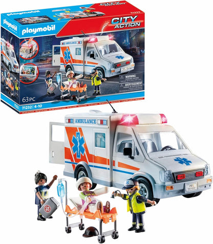 Playmobil 71232 Ambulância Hospitalar City Life