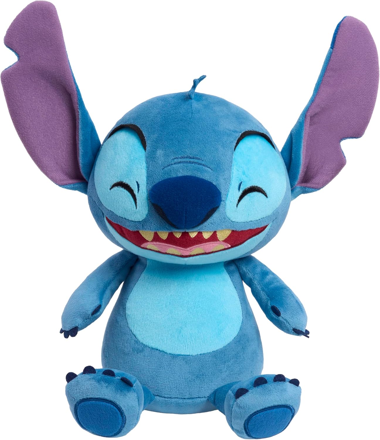 Just Play Disney Brinquedo de Pelúcia Stitch Crack Me Up da, 28 cm, Animal de Pelúcia, Alienígena, Brinquedo Infantil para Crianças a partir de 3 Anos