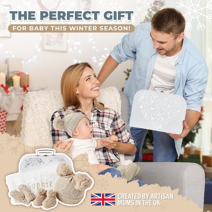 Conjunto de presentes unissex para bebês - Presentes para bebês recém-nascidos unissex, presentes para revelação do sexo do bebê, presentes personalizados para chá de bebê - presentes personalizados, roupas de inverno para bebês