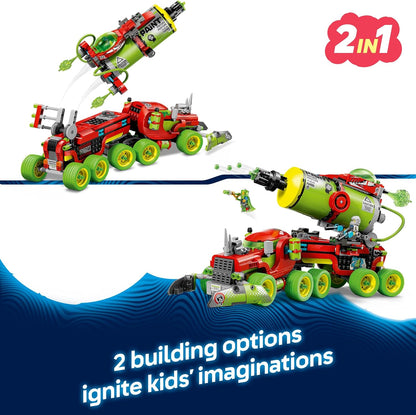 LEGO DREAMZzz 2 em 1, Caminhão de Tinta Spray do Mateo com 2 Modos de Construção, Boosters Modulares e 5 Minifiguras, incluindo Cooper e Sr. Oz - Presente Criativo de Aniversário para Meninos e Meninas a partir de 9 Anos - 71499