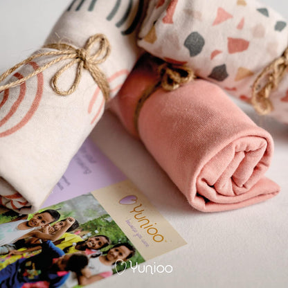 YUNIOO™ Pacote com 3 lençóis ajustáveis para berço, lençóis ajustáveis para moisés, também para carrinhos de bebê, berços, carrinhos de bebê, trocadores e capas para trocadores. 100% algodão macio, adequado para diferentes colchões. 80 x 40 cm