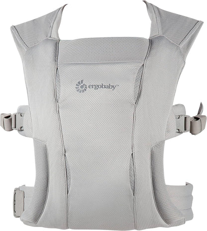 Ergobaby  Porta-bebês ergonômico Embrace Soft Air Mesh para recém-nascidos desde o nascimento, porta-barriga ergonômico de 2 posições, porta-bebê frontal, cinza macio