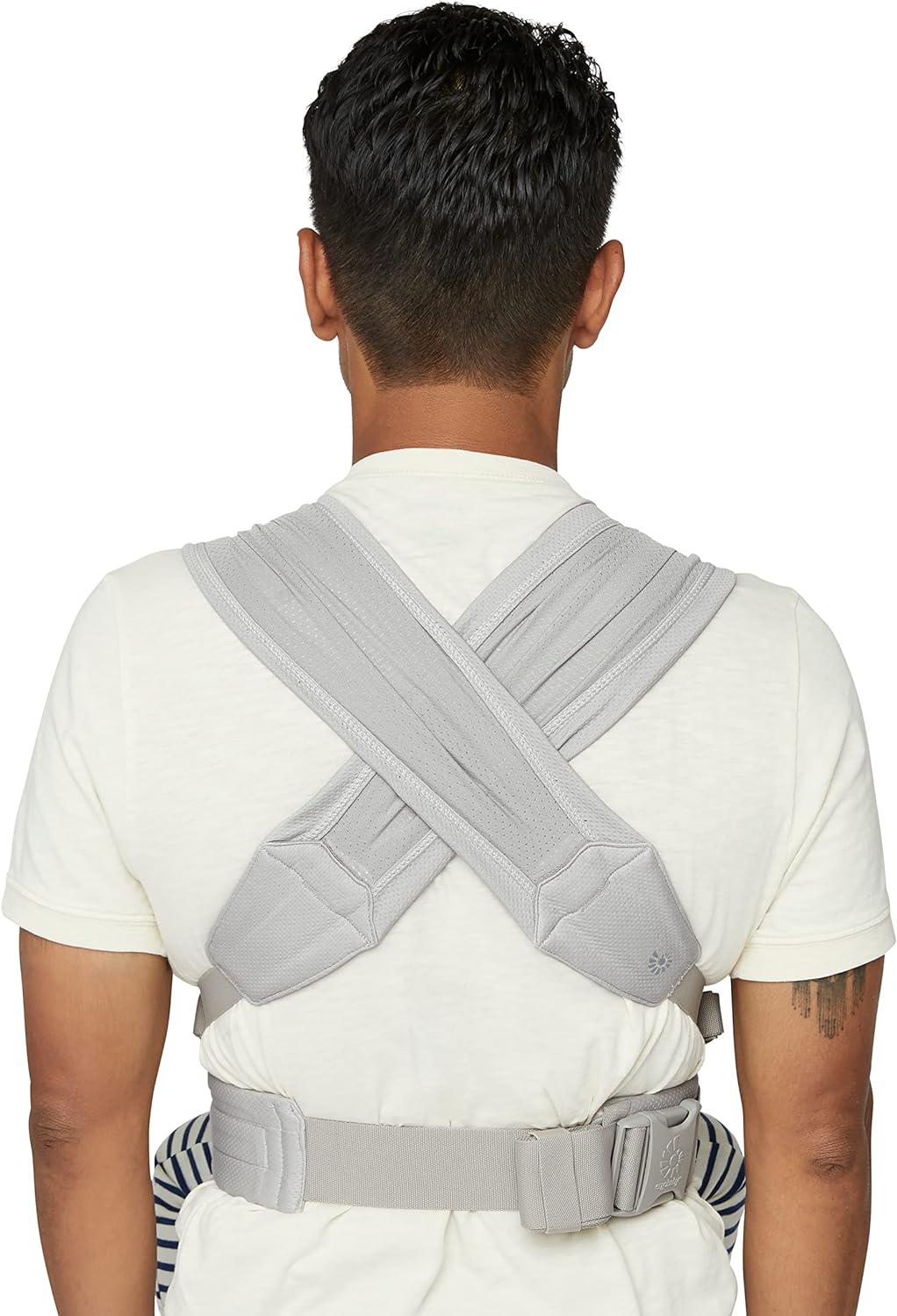 Ergobaby  Porta-bebês ergonômico Embrace Soft Air Mesh para recém-nascidos desde o nascimento, porta-barriga ergonômico de 2 posições, porta-bebê frontal, cinza macio