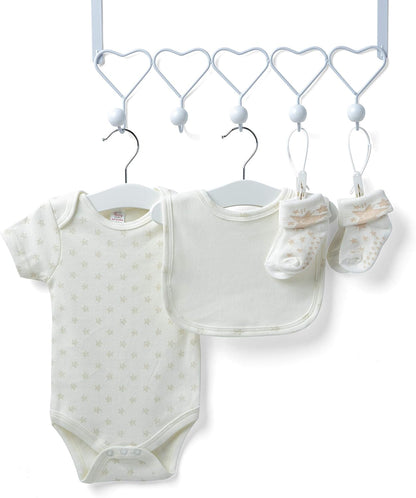 Cesta de presente para bebê recém-nascido - Caixas de lembrança embaladas à mão, urso de pelúcia macio, presente para bebê recém-nascido