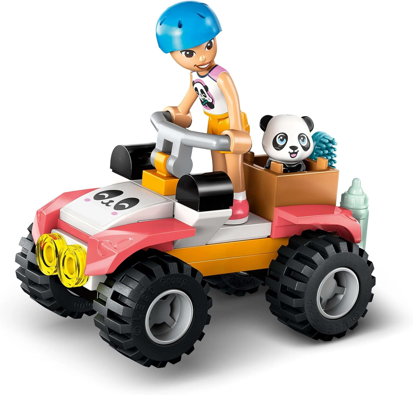 LEGO Friends Santuário dos Pandas - Brinquedo de Cuidados com Animais com Casa na Árvore, Quadriciclo, 2 Mini Bonecas e 3 Figuras de Panda - Conjunto de Construção Criativa para Meninas a partir de 7 Anos - 42648