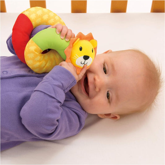 Galt Toys, chocalho envolvente, brinquedo de chocalho de pulso para bebês, a partir de 0 meses