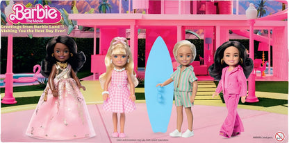 Barbie O Filme Chelsea - Conjunto Colecionável com 4 Bonecas, Incluindo Ken, Presidente e Gloria com Roupas Removíveis, JBH77