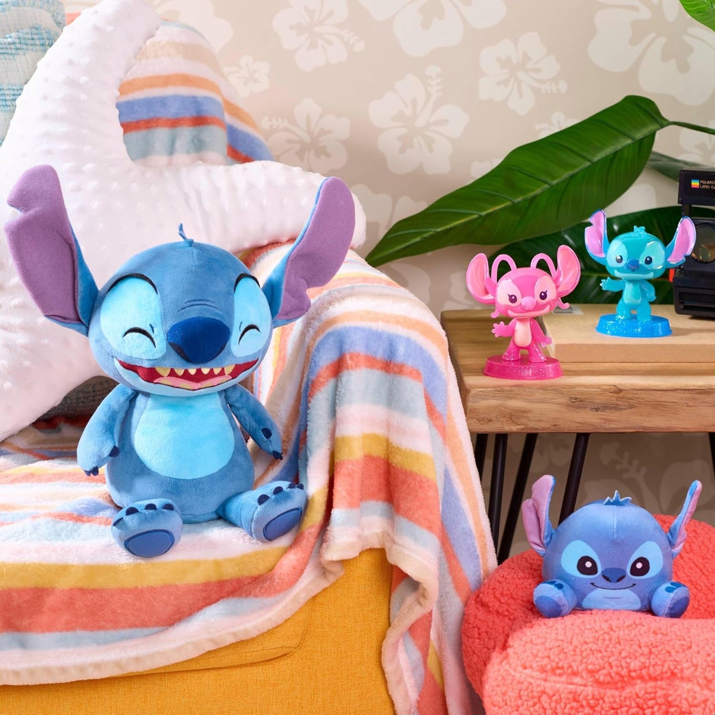 Just Play Disney Brinquedo de Pelúcia Stitch Crack Me Up da, 28 cm, Animal de Pelúcia, Alienígena, Brinquedo Infantil para Crianças a partir de 3 Anos