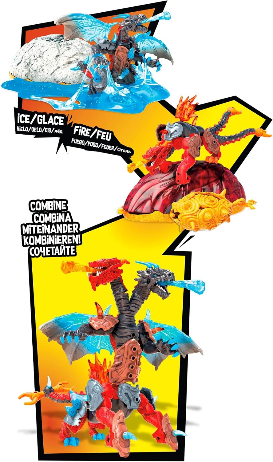 Mega Construx Breakout Beasts Fusion Beast 2 em 1