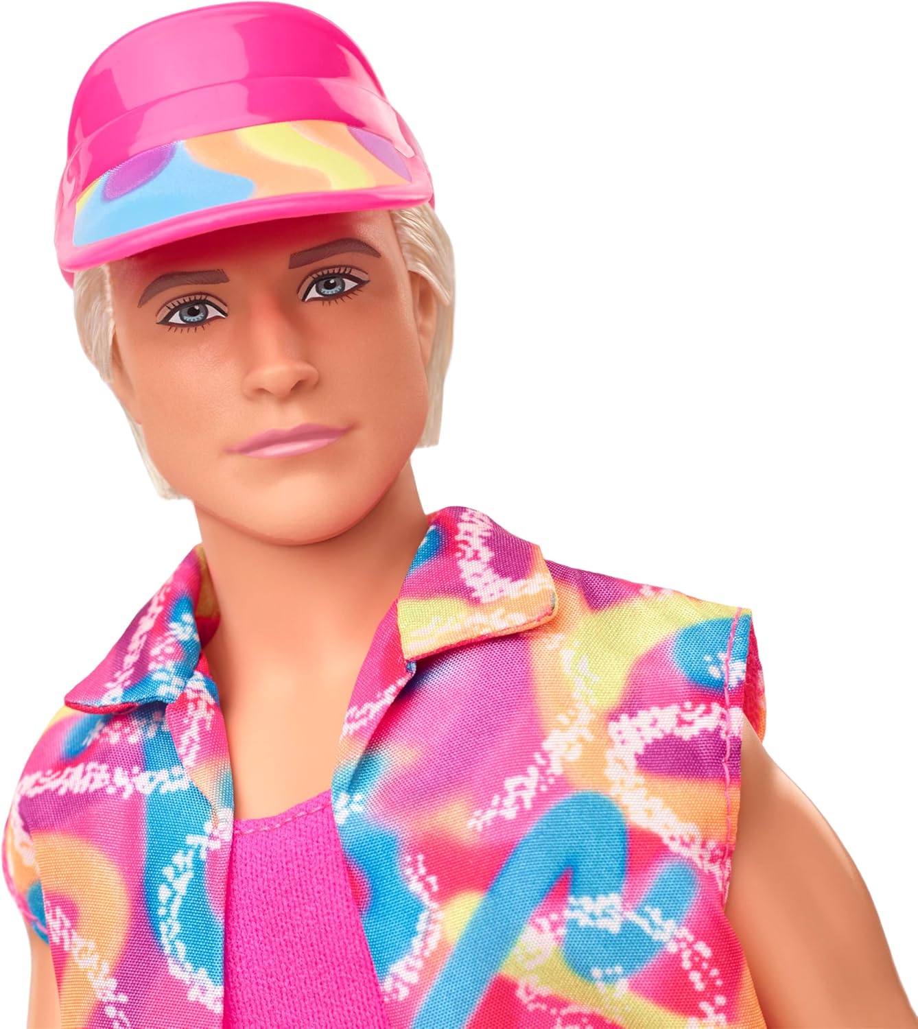Barbie Boneco Ken colecionável da do filme, vestindo roupa de patins retrô e patins em linha, JBJ51