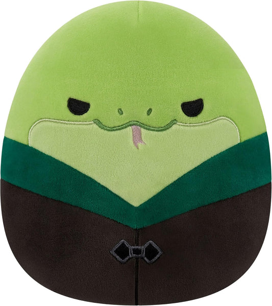 Jazwares Squishmallows Original “Harry Potter” Cobra Sonserina de 20 cm com Vestes de Hogwarts - Pelúcia Oficial Ultramacia