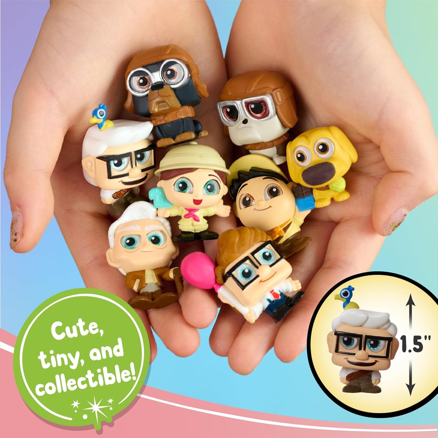 Just Play Disney Doorables Novo Pacote de Colecionador Up, Figuras Colecionáveis em Pacotes Surpresa, Brinquedos Infantis para Crianças a partir de 5 Anos, Exclusivo da Amazon