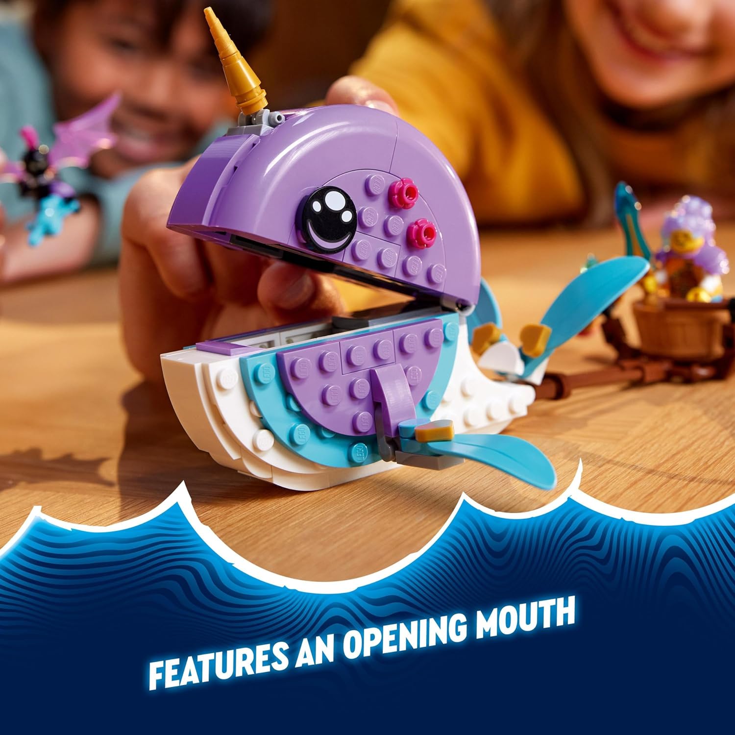 LEGO Brinquedo de balão de ar quente Narwhal de DREAMZzz Izzie, conjun
