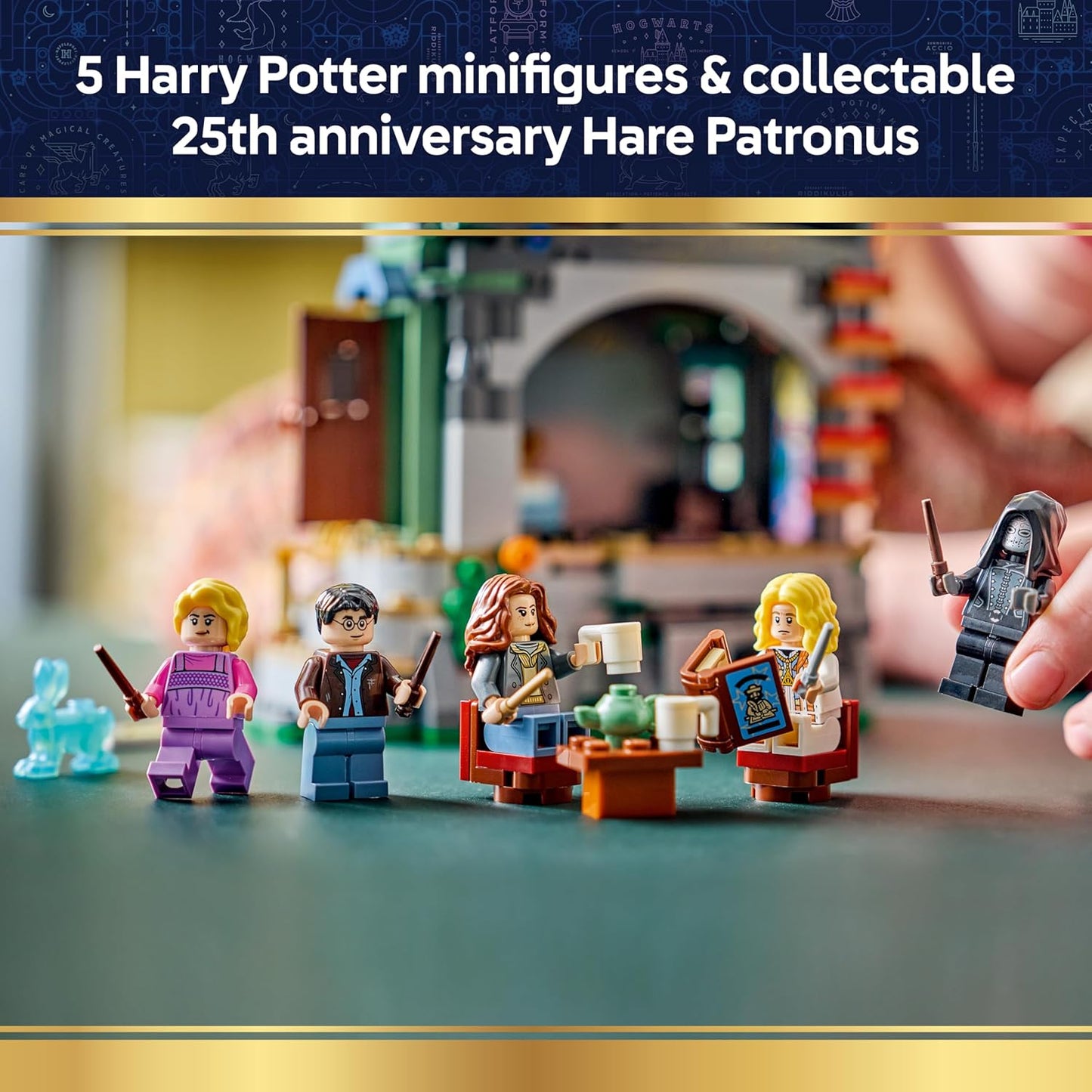 LEGO Harry Potter Casa da Luna Lovegood - Kit de Modelo em Miniatura para Montar com Bloco de Luz e 5 Minifiguras - Ideia de Decoração para Quarto - Presente para Meninas, Meninos e Fãs a partir de 10 Anos - 76467