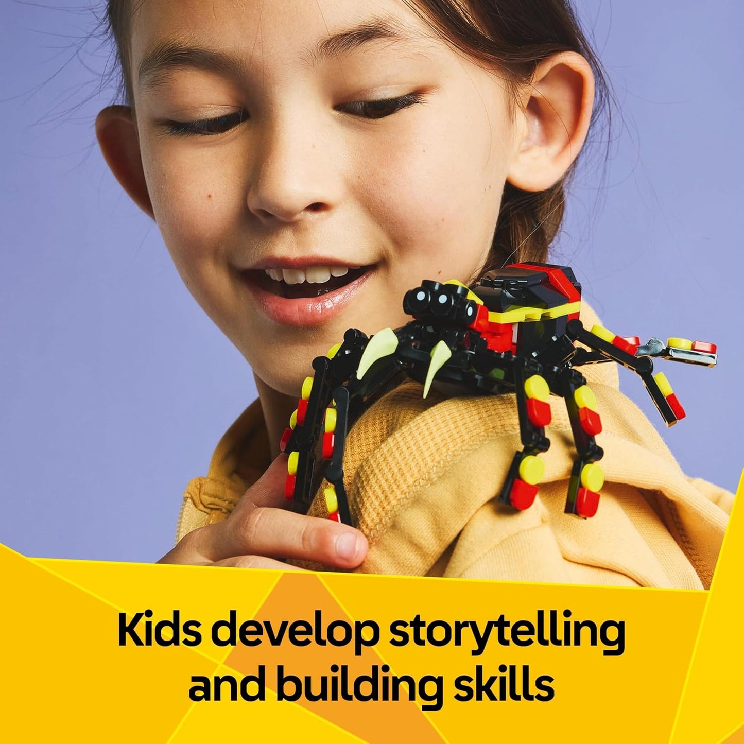 LEGO Creator 3in1 Wild Animals: Surprising Spider Toy - Transforma-se em uma figura de escorpião ou cobra - Conjunto de construção para meninos e meninas amantes da natureza com mais de 7 anos