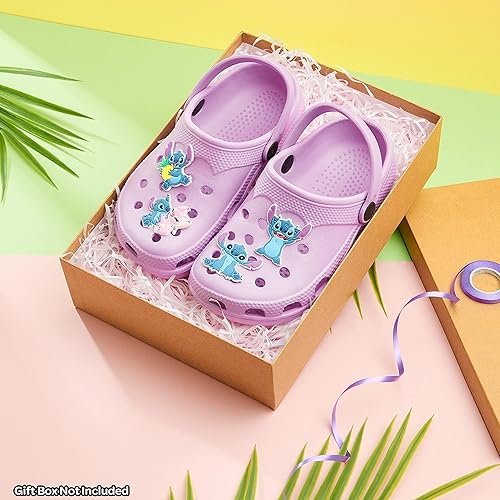 Disney Tamancos Girls com pingentes de borracha removíveis - Presentes para meninas