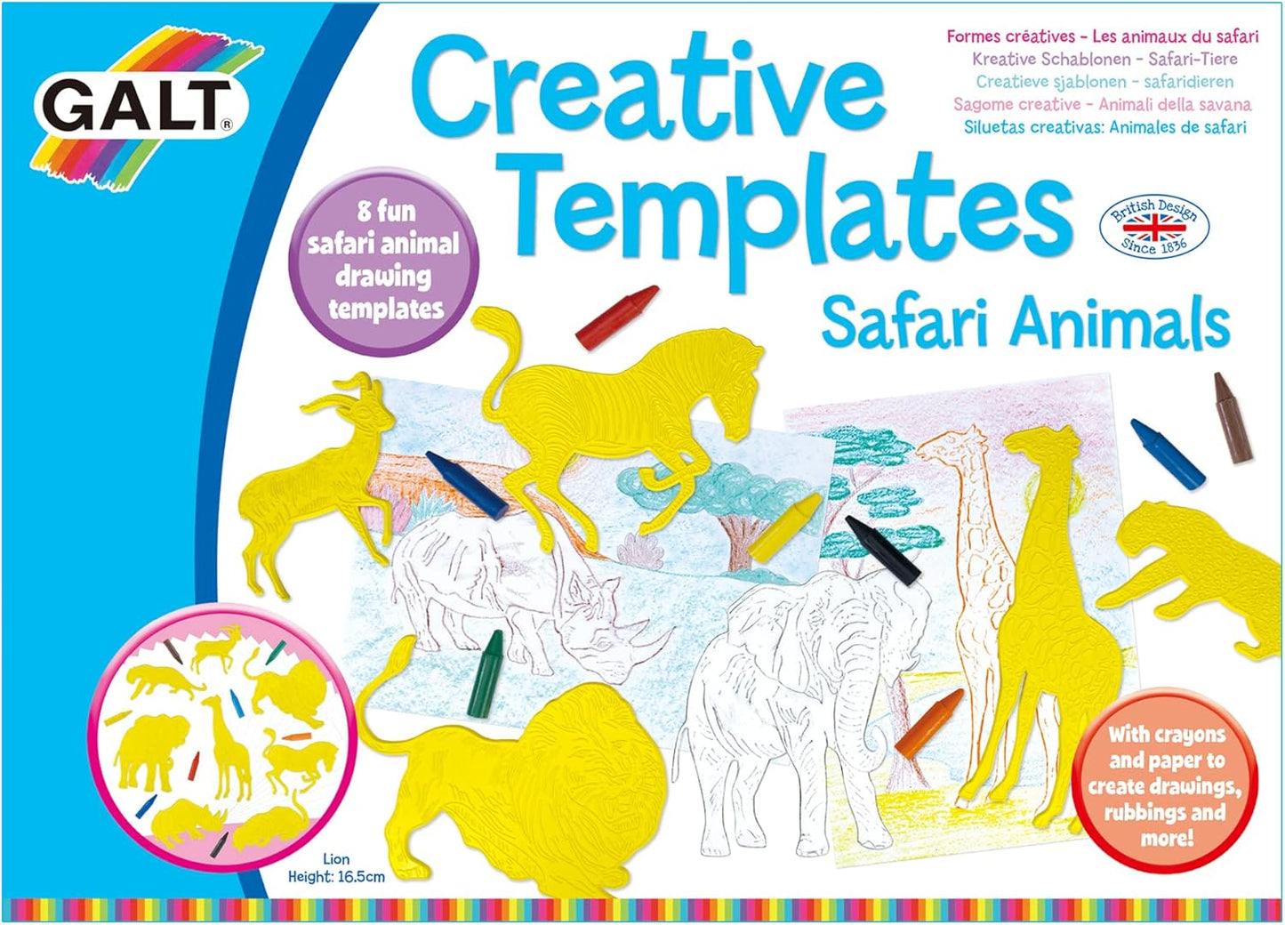 Galt Toys, Modelos Criativos, Modelos de Desenho para Crianças, A partir de 3 Anos