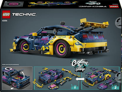 LEGO Brinquedo Technic Custom Garage Ford Mustang GT – Kit de Modelo com Motor V8, Direção HOG e Peças de Carroceria Intercambiáveis – Ideia de Presente de Aniversário para Meninos a partir de 10 Anos – 42236